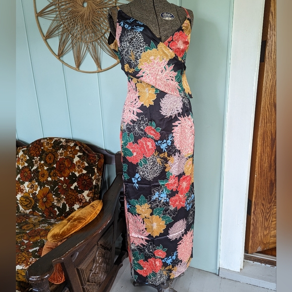 Nwt Zhu Floral Dress - Picture 4 of 14
